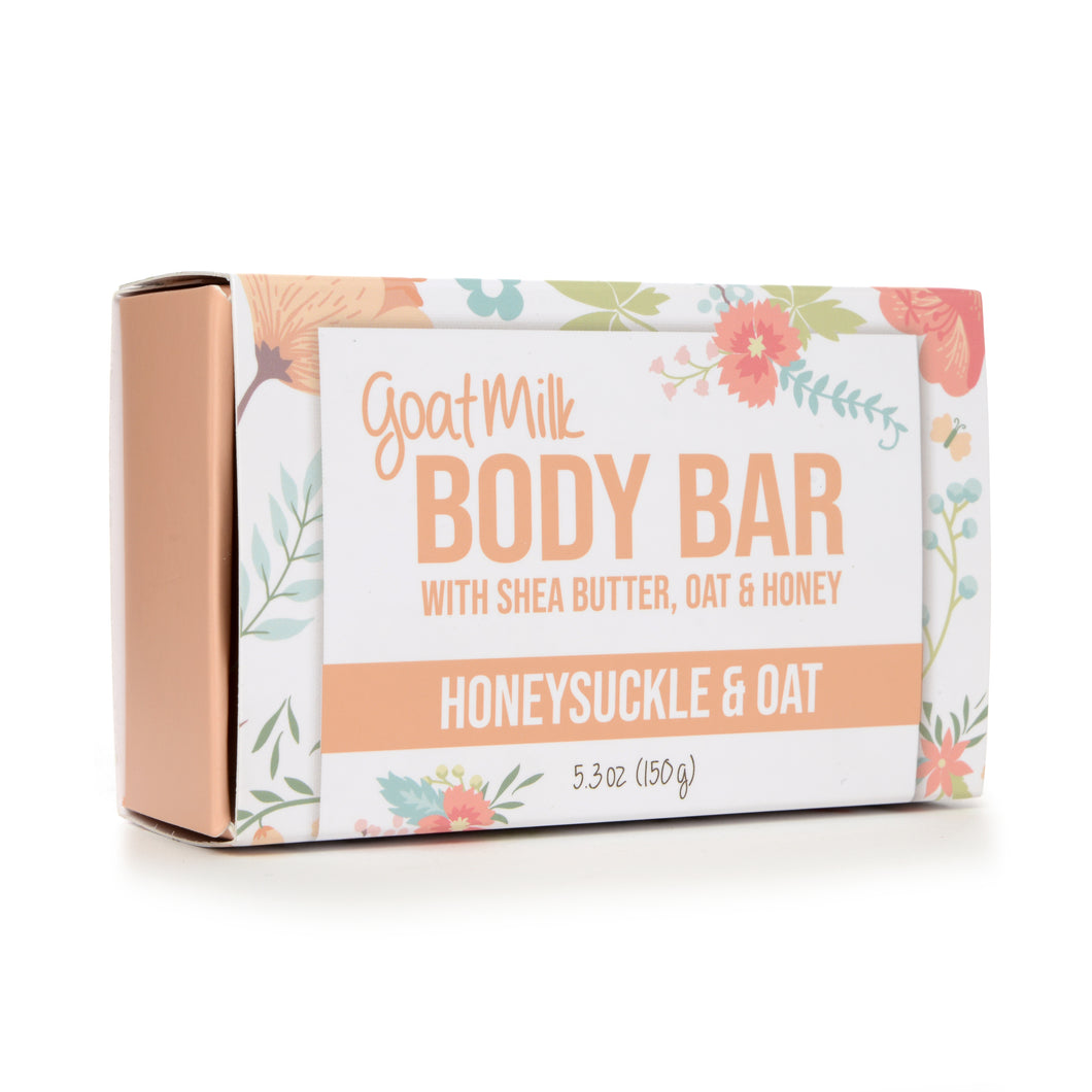 Honeysuckle and Oat Goat Milk Body Bar