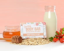 Load image into Gallery viewer, Honeysuckle and Oat Goat Milk Body Bar